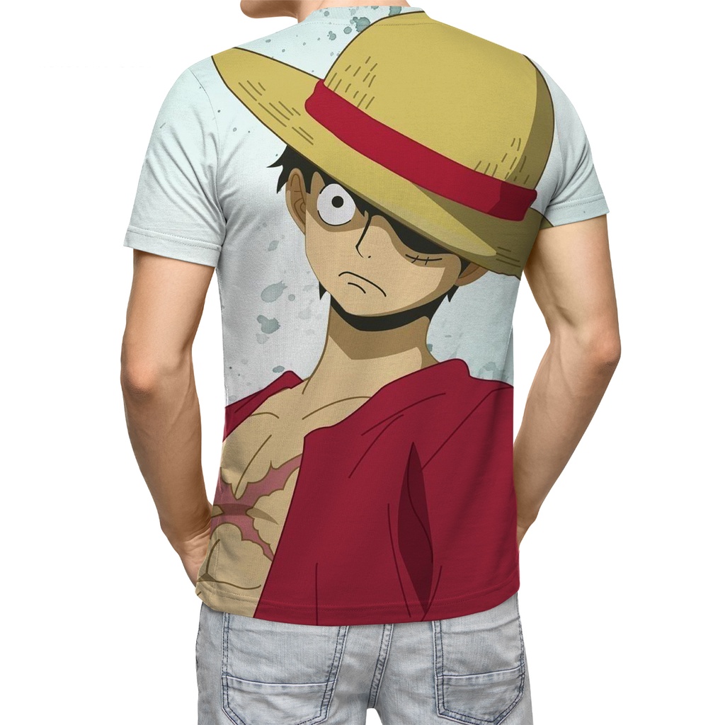 Premium Have Cartoon Anime One Piece Cool Luffy Zoro Print Men's T-Shirt Couple Fashion Street Party Shirt High Quali... - Image 5