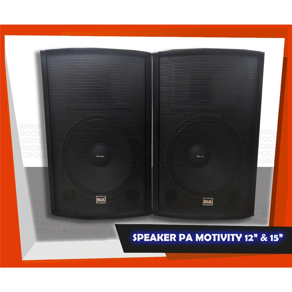 Speaker MOTIVITY Passive Karaoke Speaker indoor outdoor Shopee Malaysia