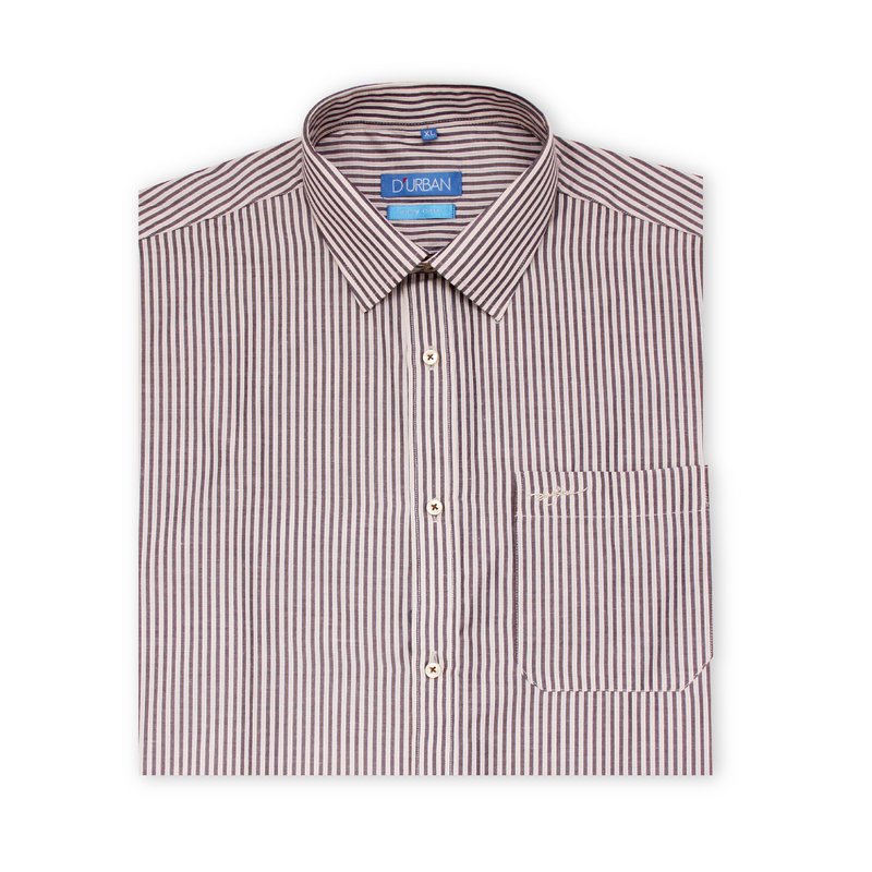 DURBAN Mens Long Sleeve Stripe Design Formal Office Shirt Shopee Malaysia