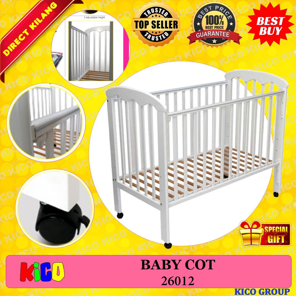 Cny Special Freegift My Dear Md Volkshalle Baby Cot White Teething Reel Slide Bed Side From Newborn 15kg Shopee Malaysia