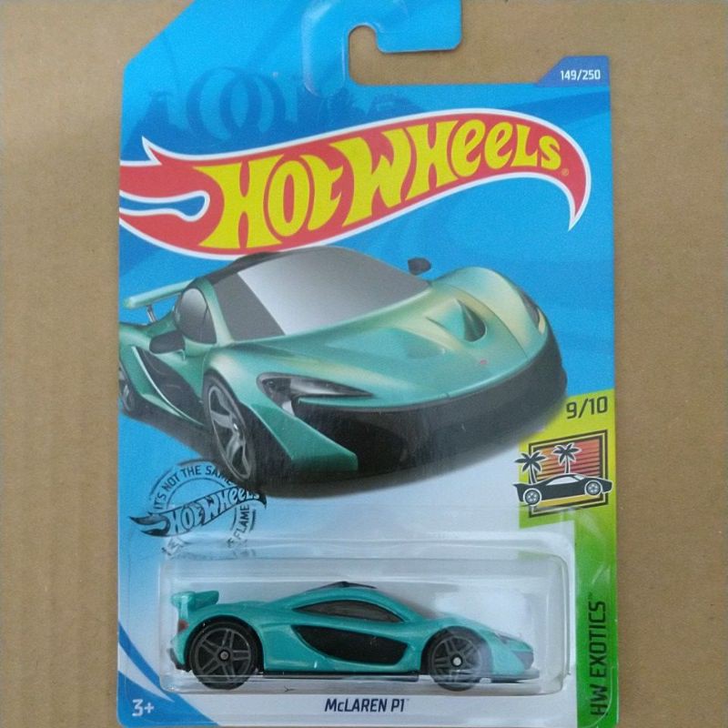 hot wheels mclaren p1 blue