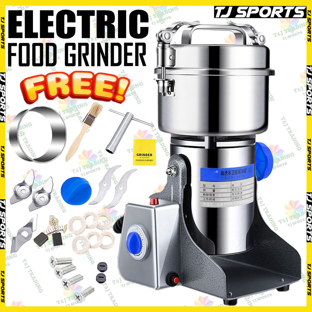 Electric Grinder Machine Stainless Steel Large Capacity Superfine Mill Powder Crusher Medicine Grinder Machine