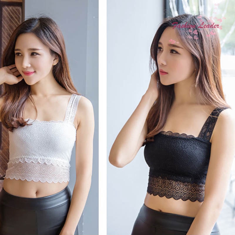 lace bralette tank top