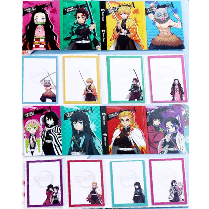 Demon Slayer Kimetsu No Yaiba Anime Sticky Notes Index Memo Pad ...