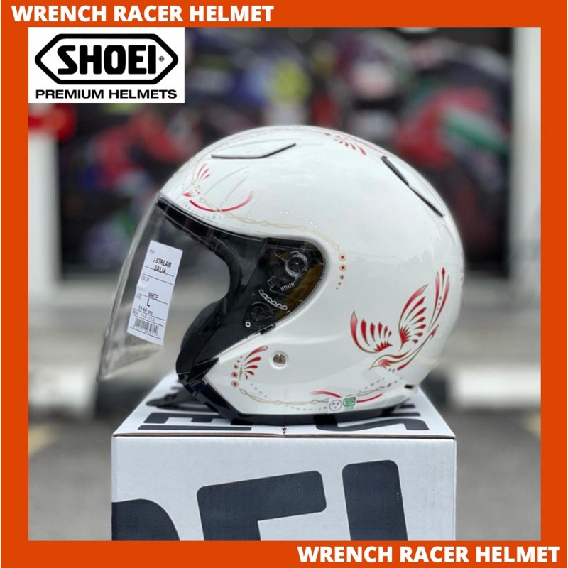 Helmet SHOEI JSTREAM Salia White / SHOEI JSTREAM Salia Putih (1 to 1
