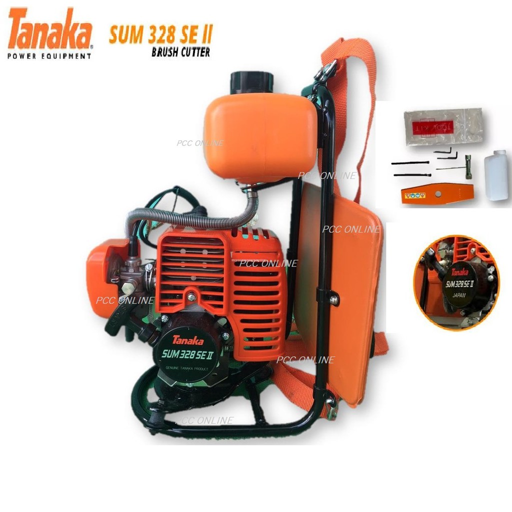 Tanaka Brush Cutter Grass Cutter Mesin Rumput 32 8cc Sum 328se Japan Shopee Malaysia