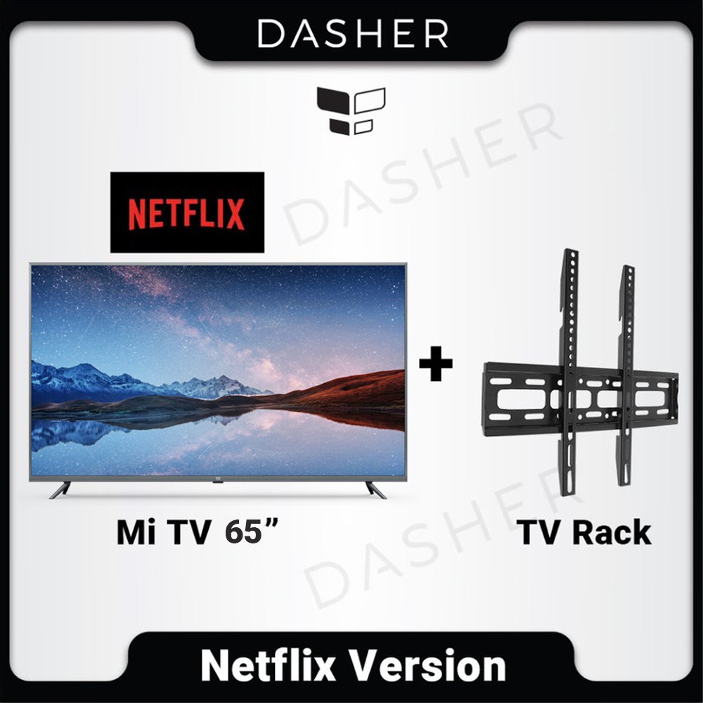 Xiaomi Mi Smart Tv 65 Inch Hdr 4x Led Tv Television Wifi Google Netflix Youtube Chrome Cast English Version Android Tv Shopee Malaysia