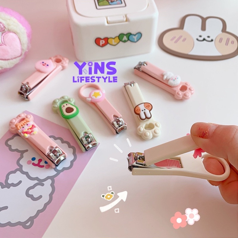 Yins. Cute Nail Clipper Cartoon Design Fruit Nail Cutter Baby Care Little  Nail Cutter Door Gift Free Gift Ketip Kuku | Shopee Malaysia