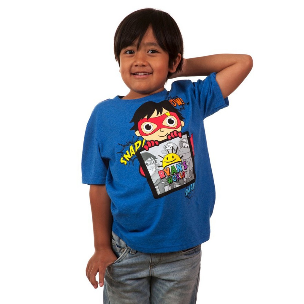 Ryan Toys Review Baby Boys T Shirt Cartoon 3d Print Tee Tshirts Cotton For Kids Clothing Girls Ryans World Tops T Shirts Shopee Malaysia