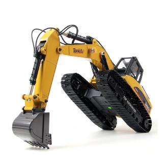 23 channel Huina 580 excavator all metal remote control ...