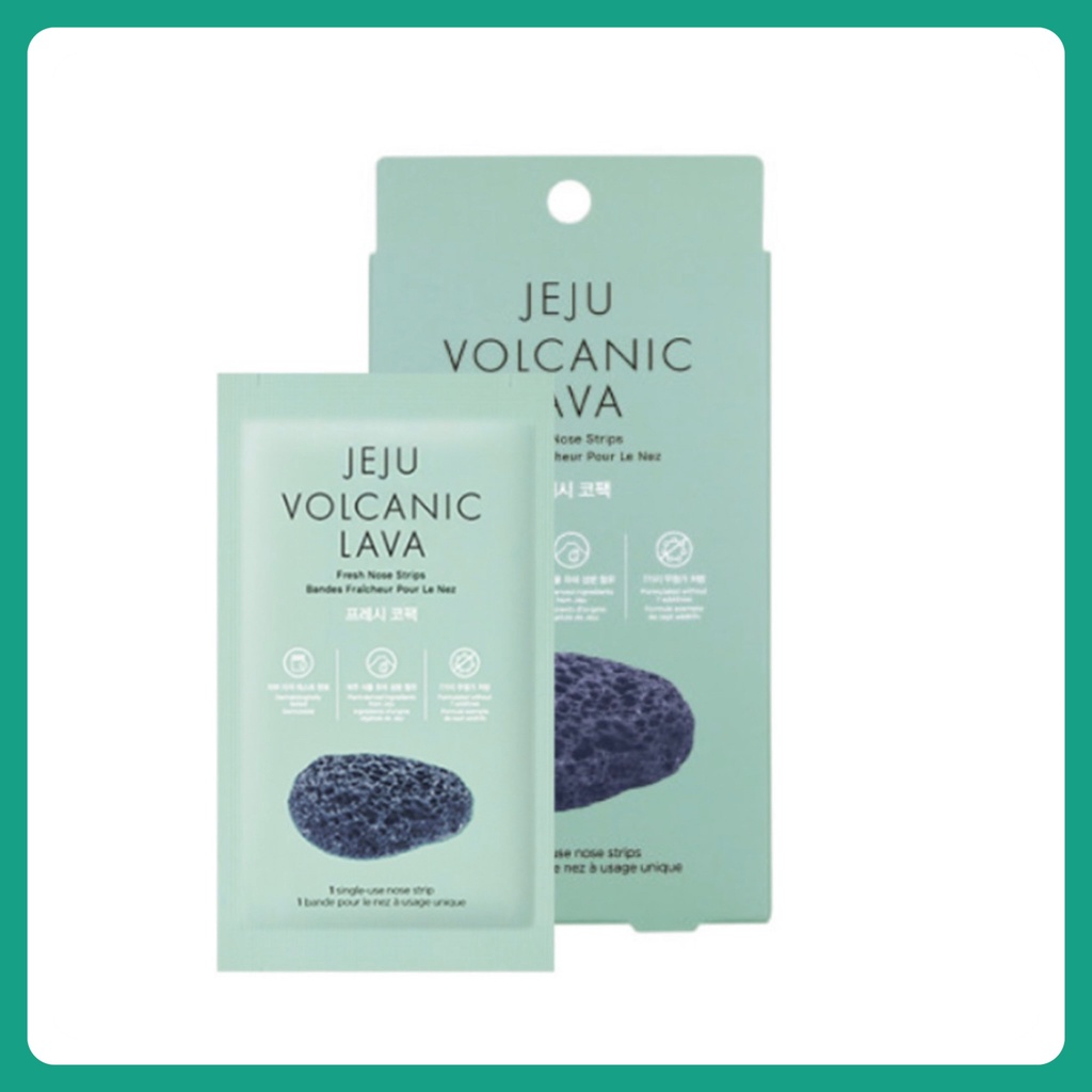 [The Face Shop] Jeju Volcanic Lava Fresh Nose Strips 1 pack (7 sheets