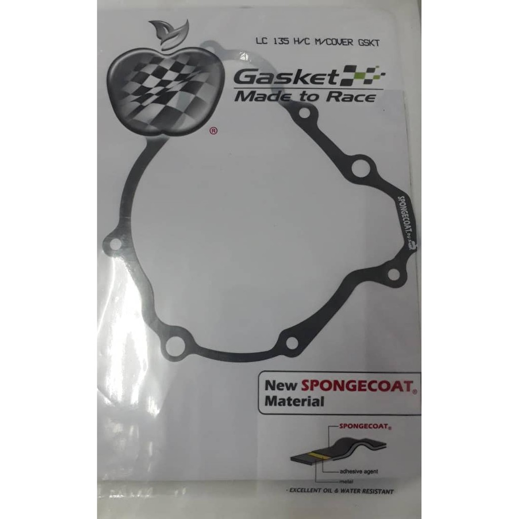 NP APPLE GASKET LC135 4 Speed & 5 speed (Sponge Coat) Shopee