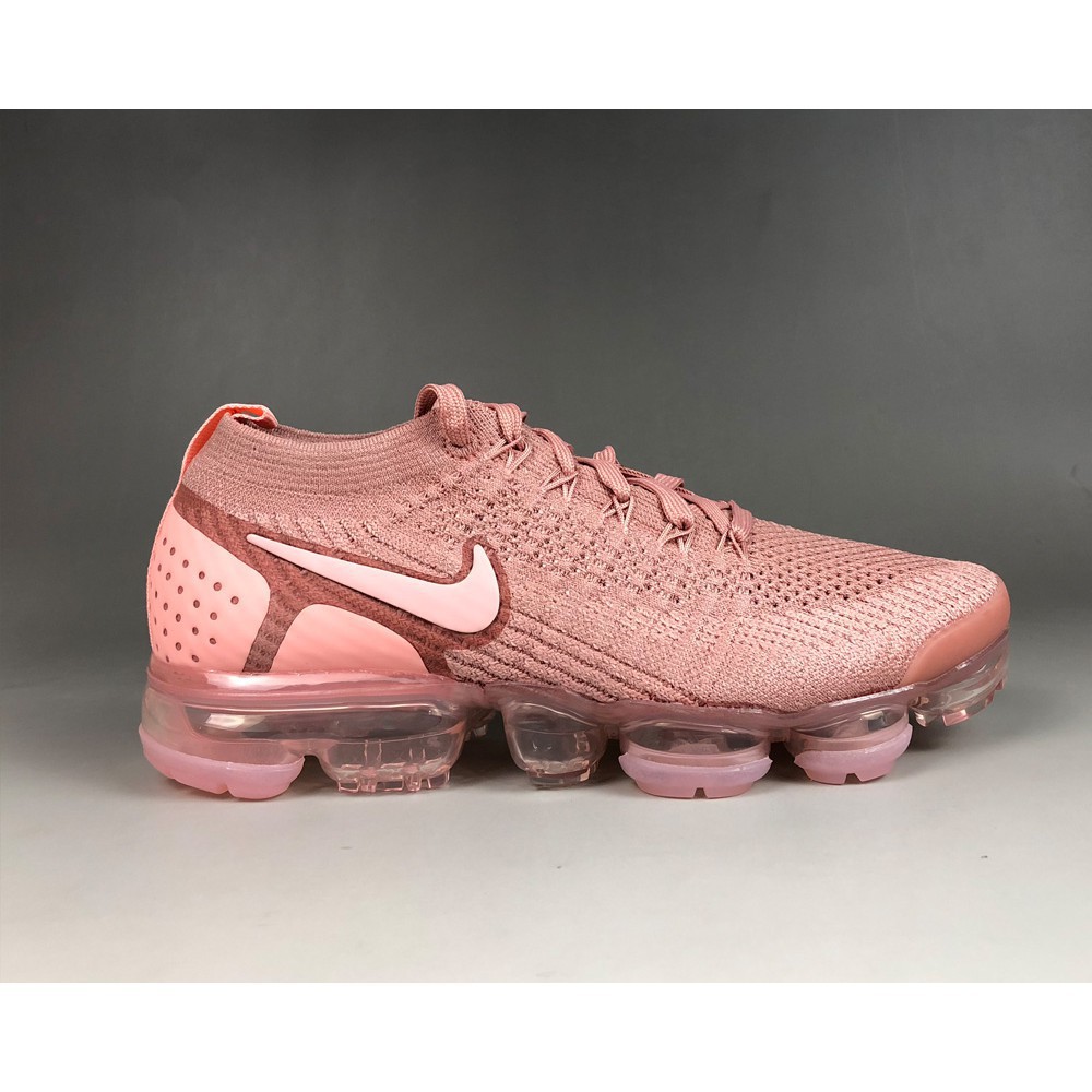 pink nike air vapormax flyknit 2