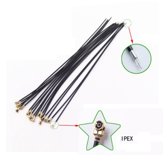 IPEX 1 IPEX4 MHF4 RF Cable Assembly Soldering Open End by Strip Tinned
