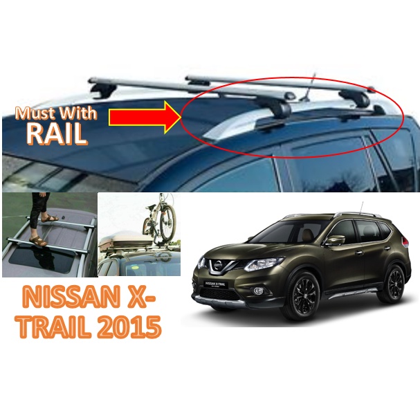 NISSAN X-TRAIL 2015 New Aluminium universal roof carrier Cross Bar Roof Rack Bar Roof Carrier Luggage Carrier