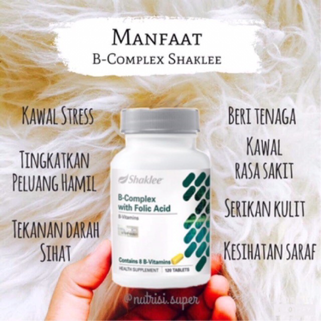 [READY STOCK!!] Vitamin Shaklee B Complex With Folic Acid | Shopee Malaysia