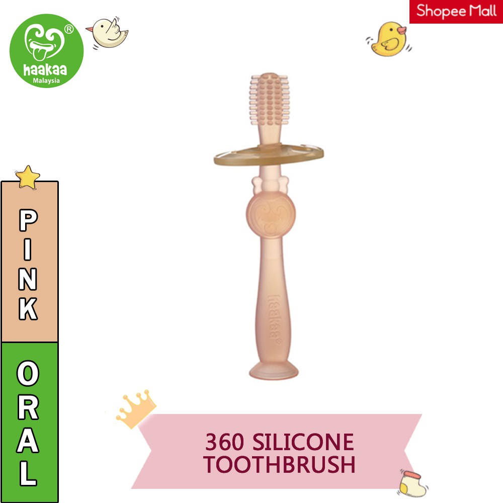 haakaa silicone toothbrush
