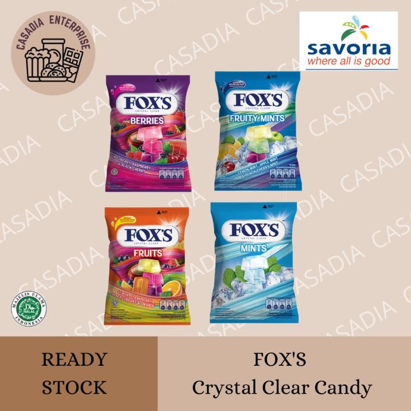 [HALAL] FOX'S Candy (Crystal Clear) 90g (Assorted Flavour) Shopee