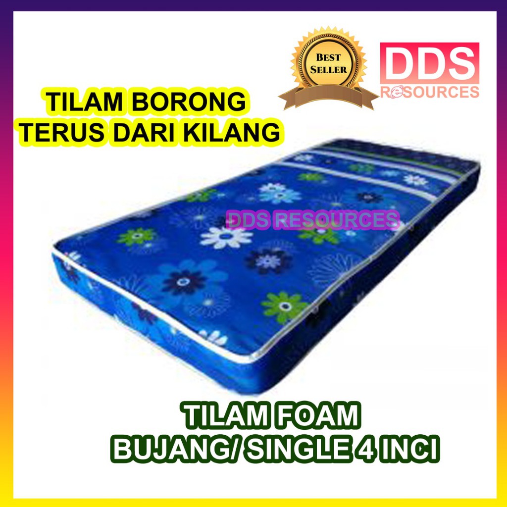 Tilam Bujang 4 Foam Terus Dari Kilang Single Mattress 4 Foam Tilam Murah Direct From Factory Shopee Malaysia