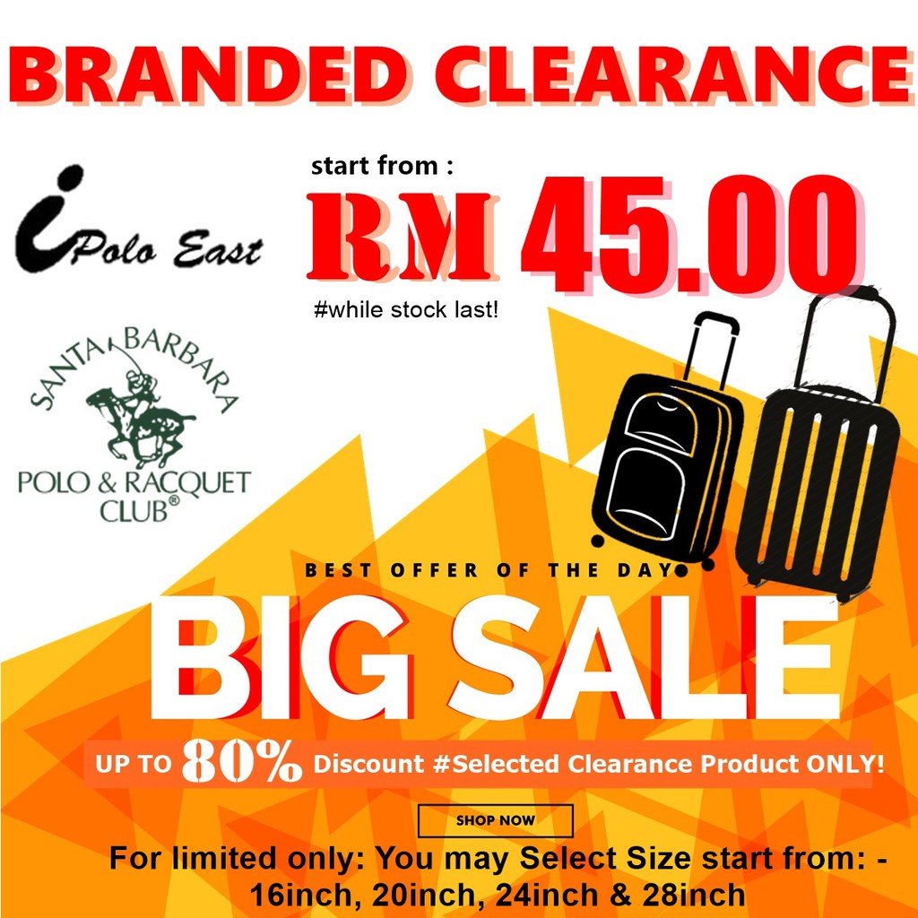 brand factory luggage sale