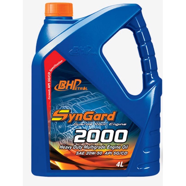 PETROL ENGINE OIL BHPetrol SynGard 2000 SAE 20W50 ENGINE OIL[4L