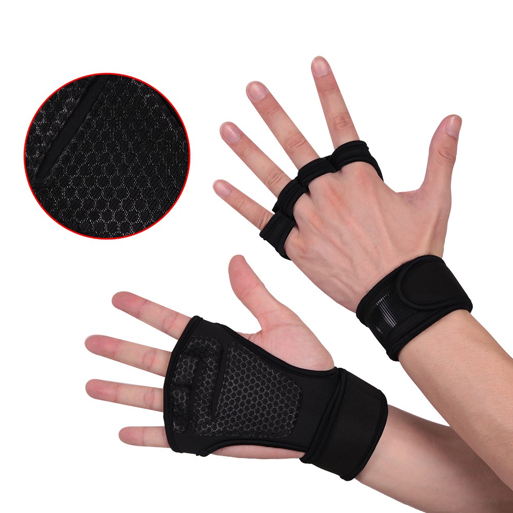 Weight Lifting Grip Gloves Crossfit Training Gloves Fitness Sports ...