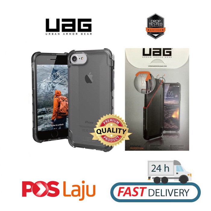 Urban Armor Gear Plyo Ash Grey Case for iPhone 6/6s/7/8 - 