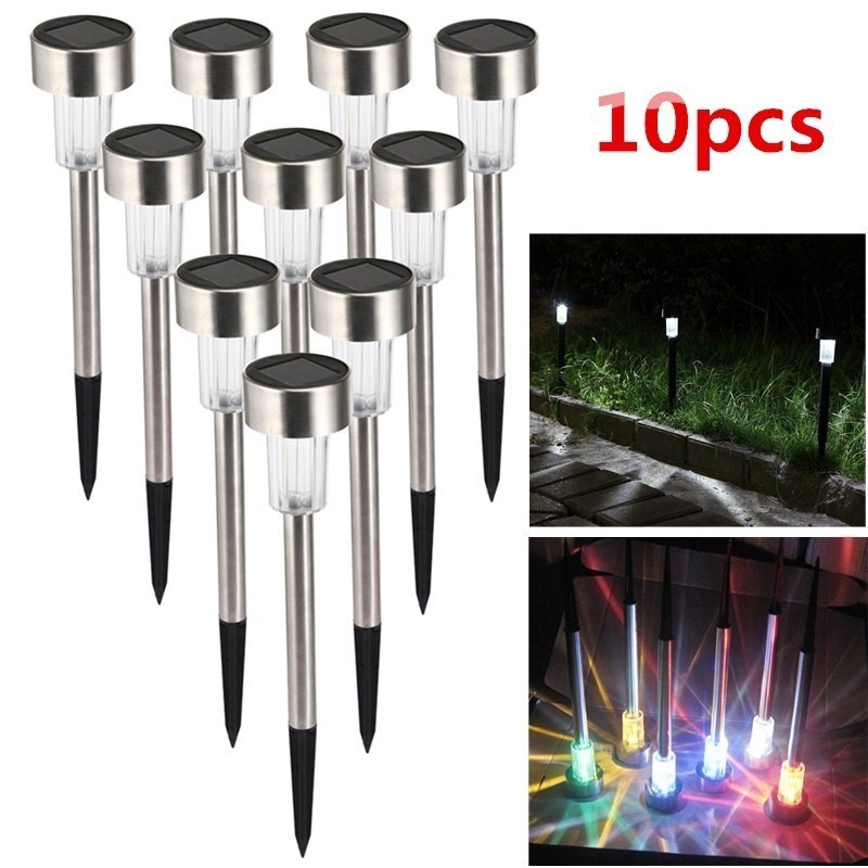 Hot  10PCS Box  Outdoor LED  Solar Power Light Lampu  Raya 