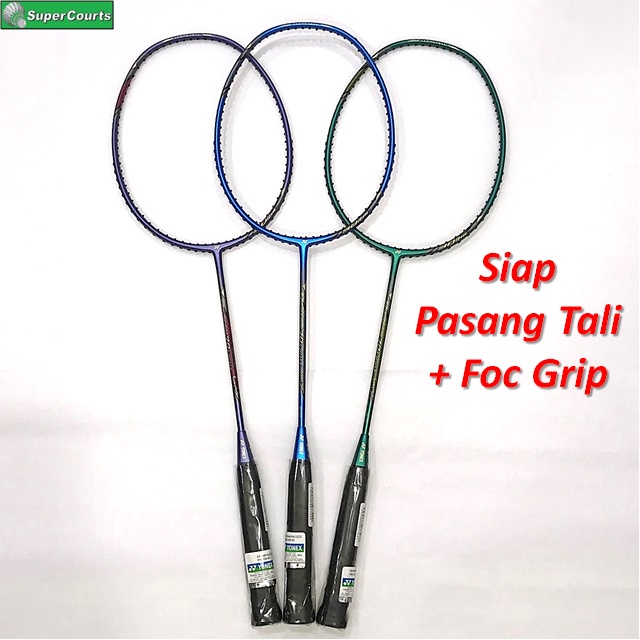 Yonex Max 30lbs Nanoray 70 Series Siap Pasang Tali Yonex Knot + Foc