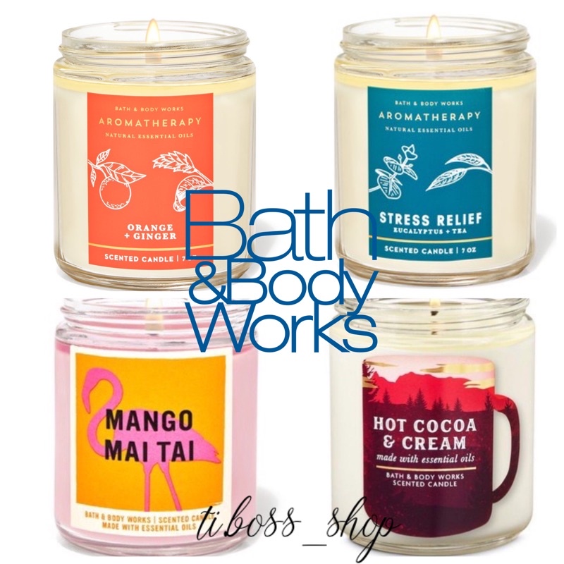 🌸 💯AUTHENTIC 🌸 Bath & Body Works Single Wick Candles Shopee Malaysia