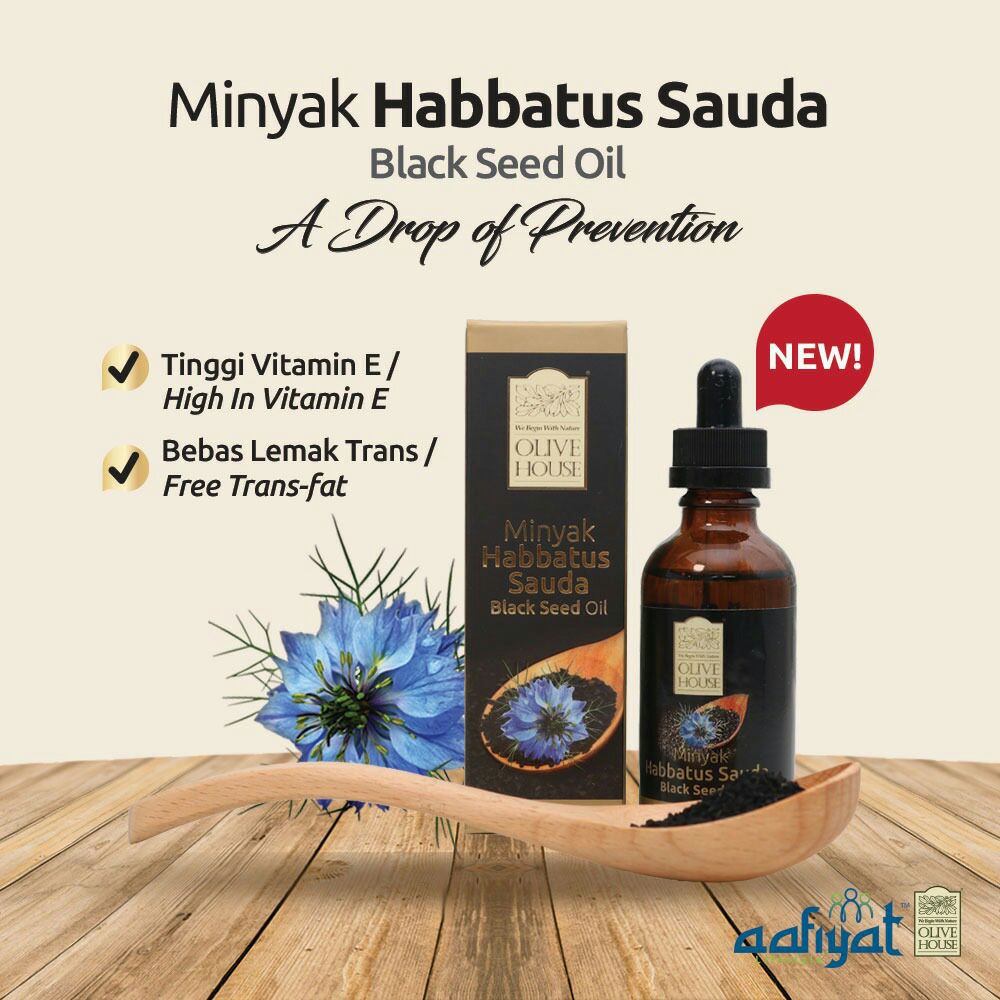 Minyak habbatus sauda black seed oil