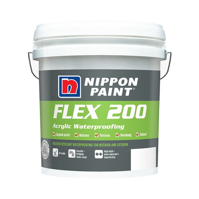 NIPPON PAINT FLEX 200 ARCYLIC WATERPROOFING Shopee Malaysia