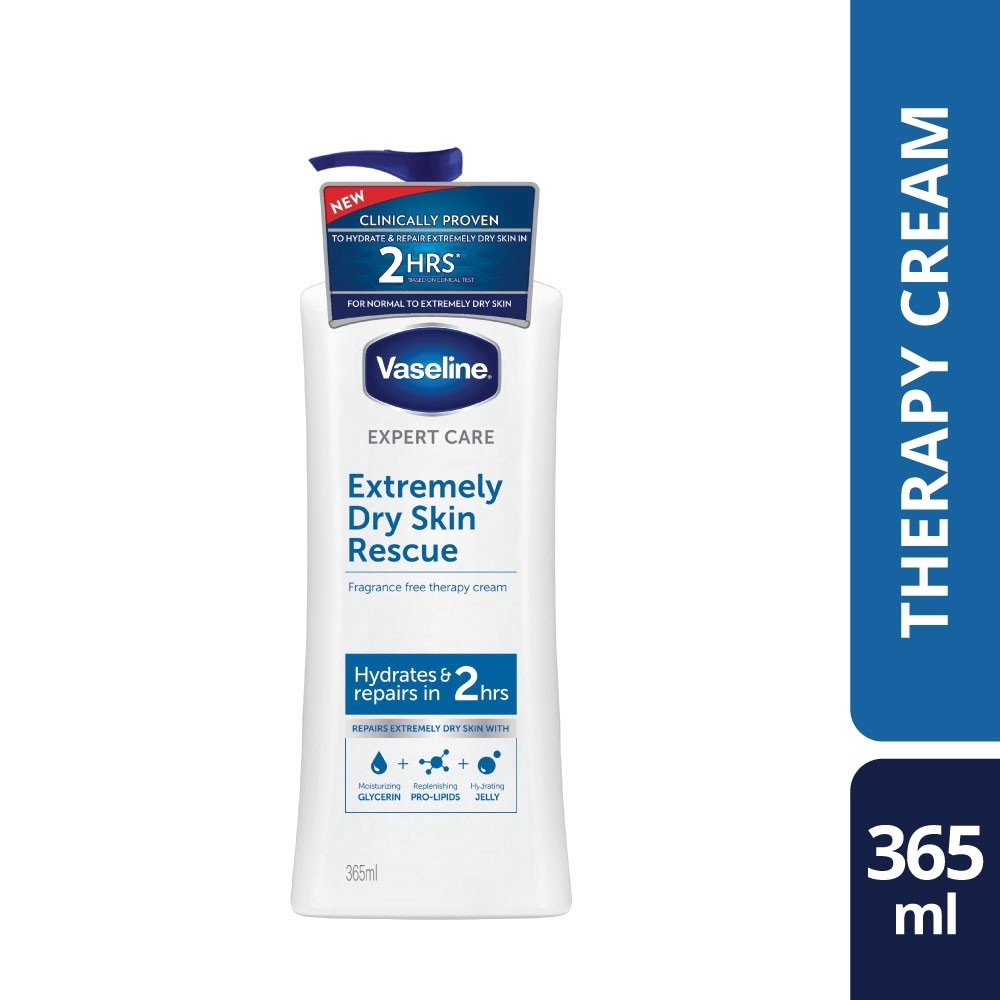 vaseline extremely dry skin rescue