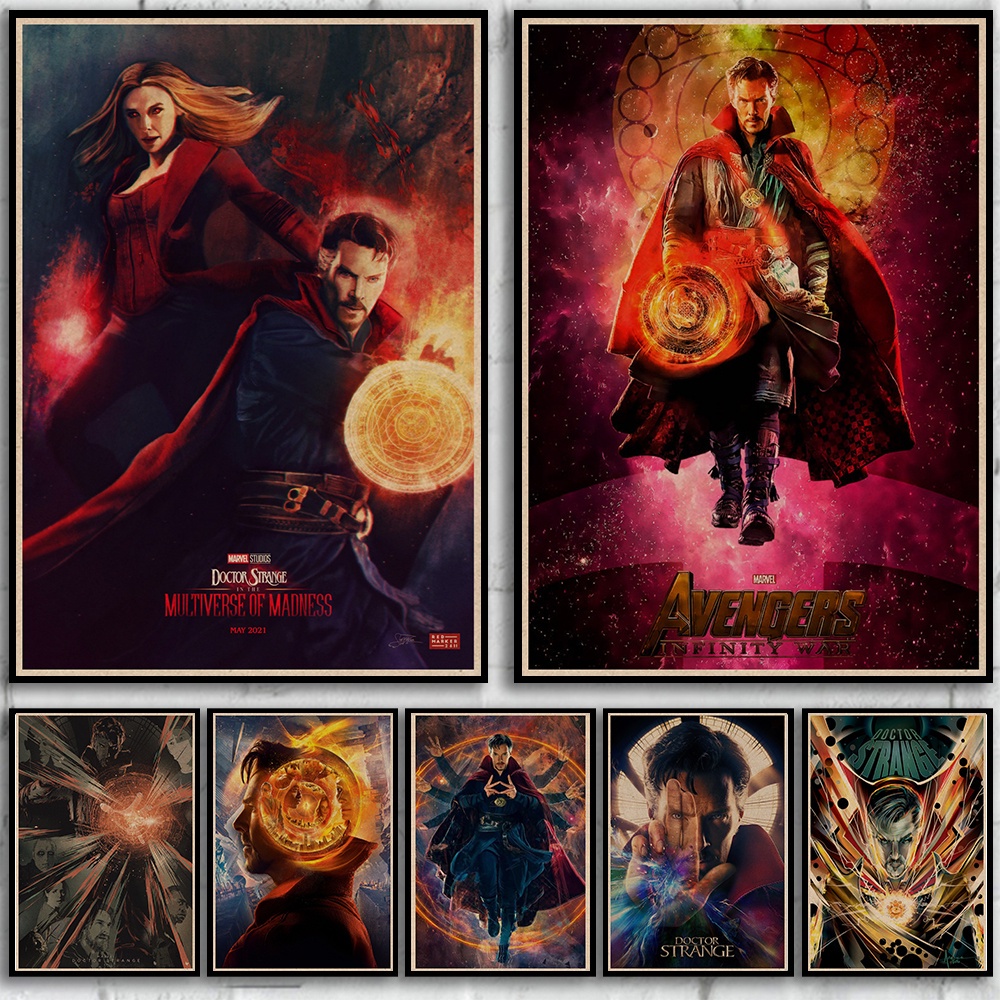 Fantasy Action Movie Played by Benedict Cumberbatch Doctor Strange High  Quality Science Fiction Kraft Paper Home Decoration Wallpaper Poster Living  Room / Bar Decoration | Shopee Malaysia