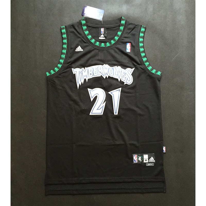 kevin garnett black timberwolves jersey