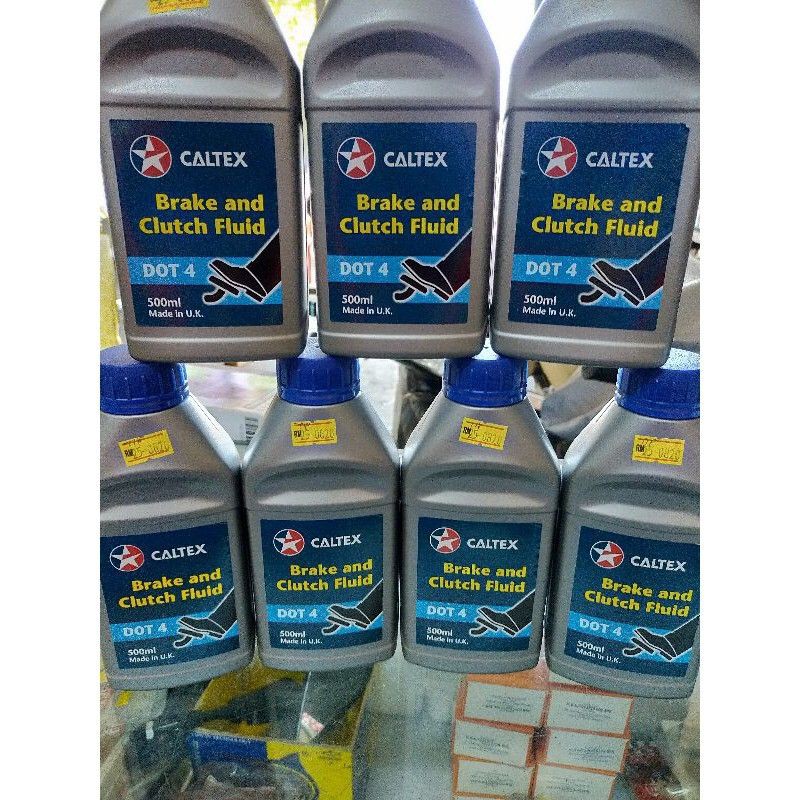 CALTEX Brake and Clutch Fluid minyak brake DOT 4 (500ml) Shopee Malaysia