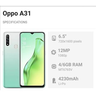 oppo a31 year