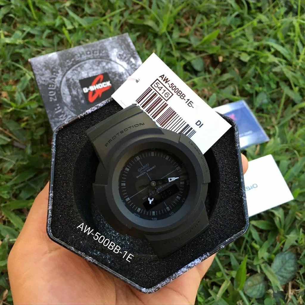 Official Warranty Casio G Shock Aw 500bb 1e Classic Analog Digital Black Resin Watch Aw500 Aw500bb Aw500bb 1 Aw500bb 1 Shopee Malaysia
