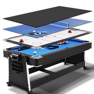 7-ft pool table 4 in 1Multi-function American black 8 pool table