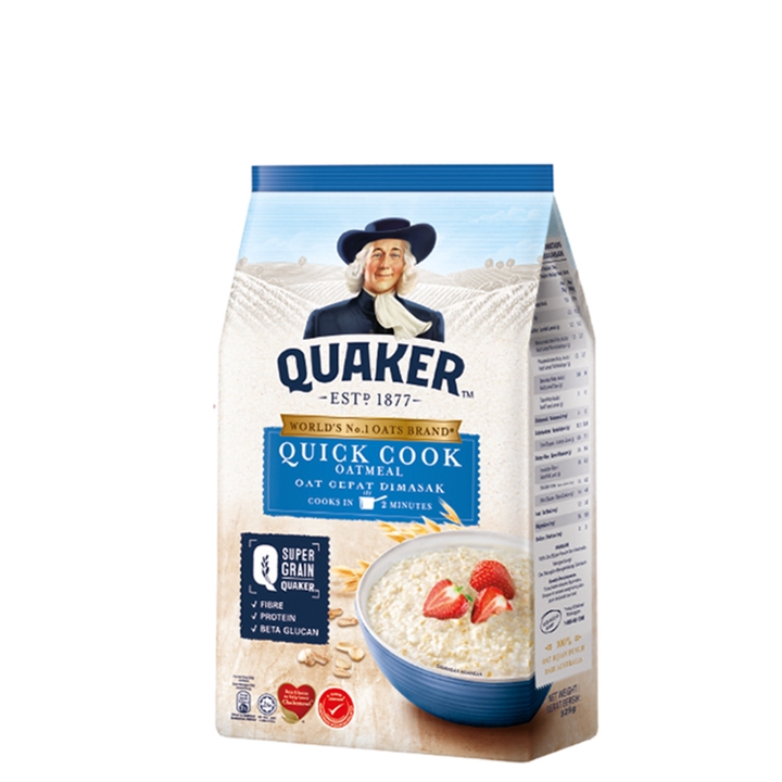 Quaker Quick Oatmeal 325gm Malaysia