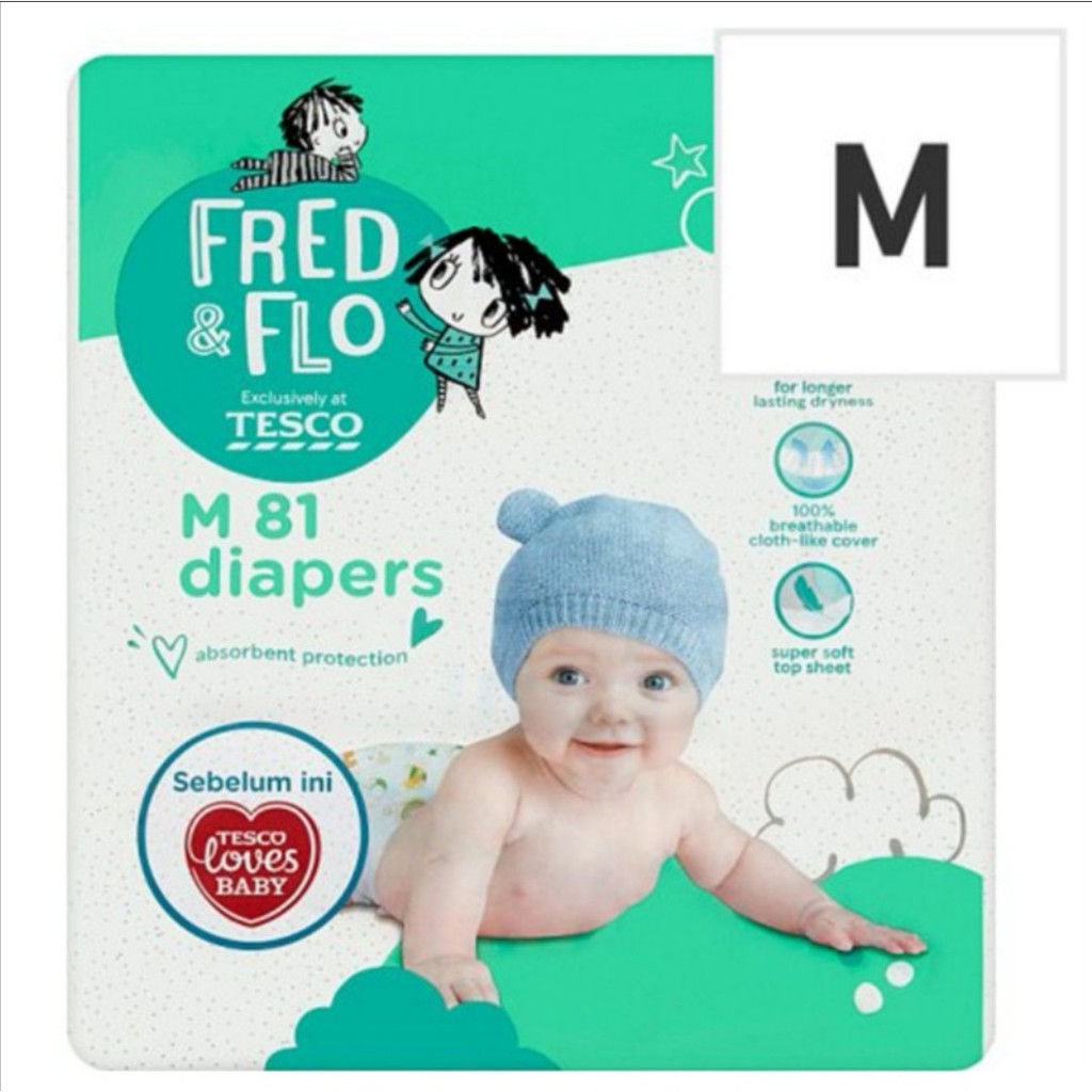 tesco pampers premium protection size 6