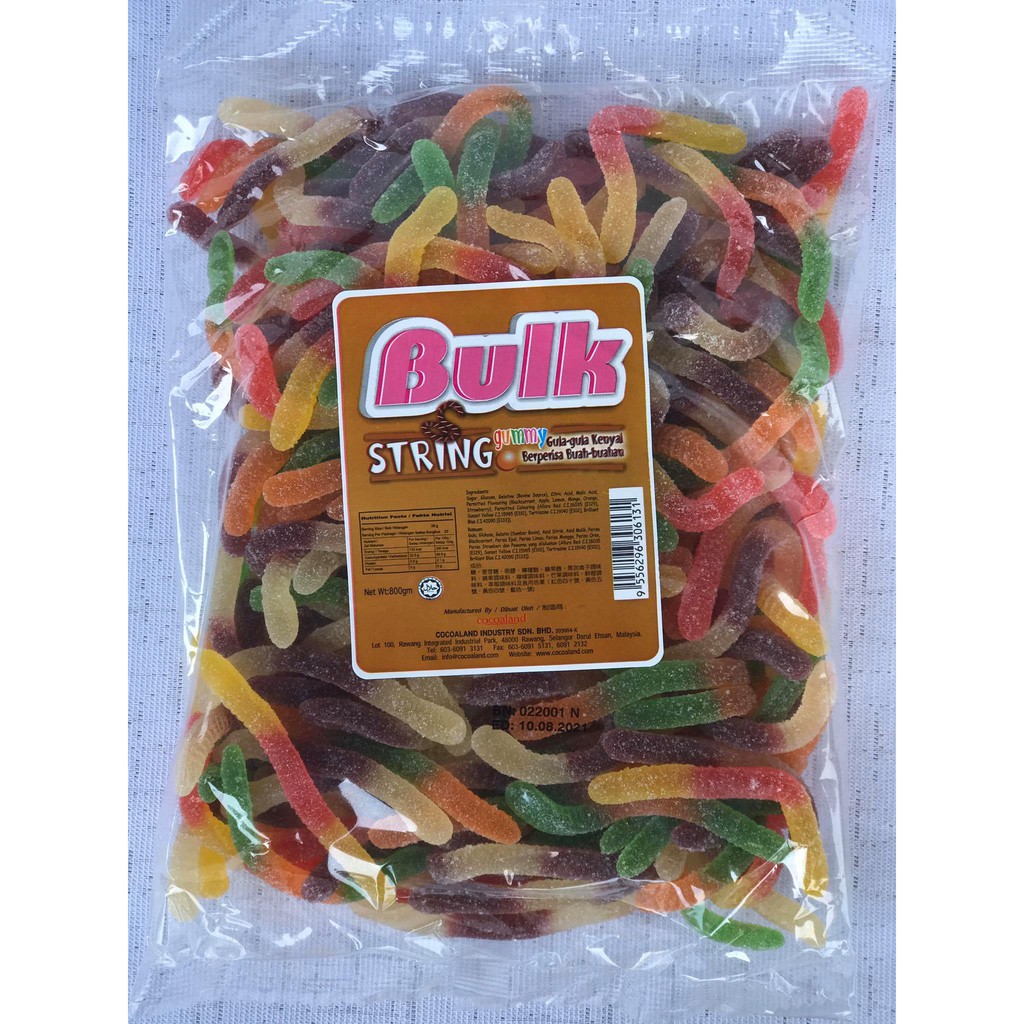 800g Bulk String / Shark Gummy Candy