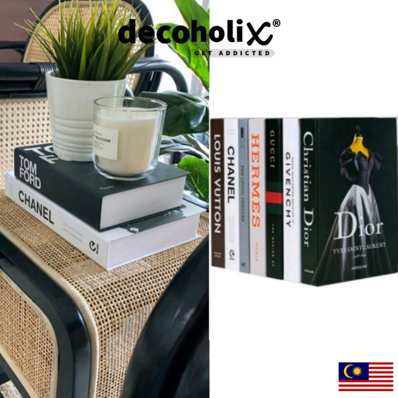 🔥 READY STOCK 🔥 DECOHOLIX 🇲🇾 FAUX Fakebook Display Buku Hiasan