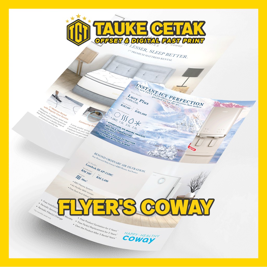 FLYER COWAY A4 (Lipat 2) Shopee Malaysia