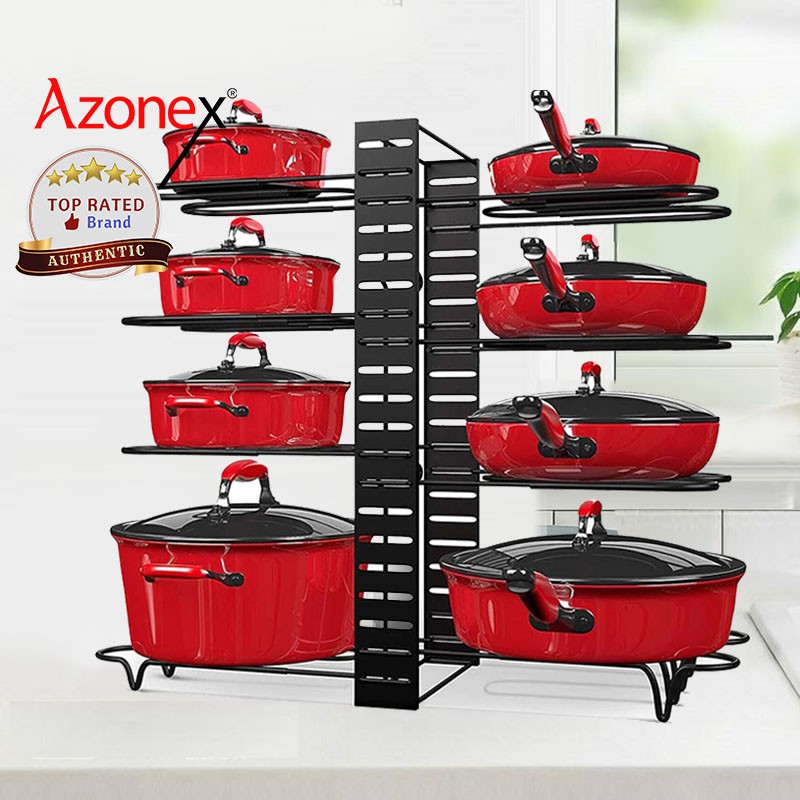 Kitchen Organizer Rack Rak Dapur Rack Shelf Kitchen Storage Rak Periuk