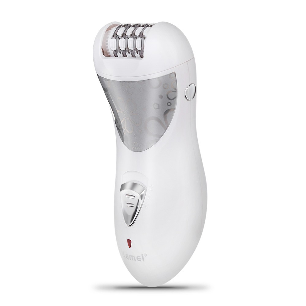 Kemei 3 In 1 Electric Epilator Rechargeable Defeatherer Depilatory Cuticle  Pusher Shaver Ladies Care KM-505 | Shopee Malaysia