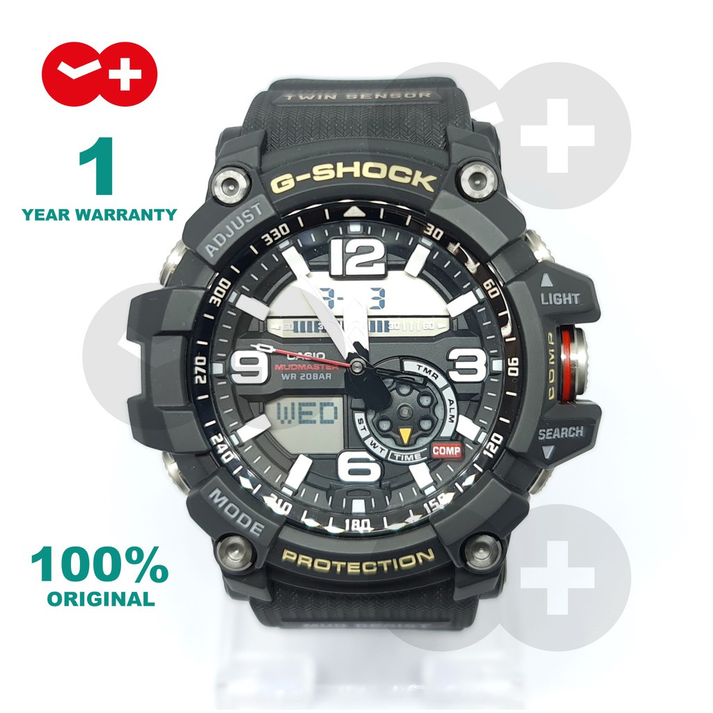 Wd Casio G Shock Mudmaster Gg 1000 1adr Gg 1000 Gg1000 Compass Thermometer Ready Stock Official Warranty Shopee Malaysia