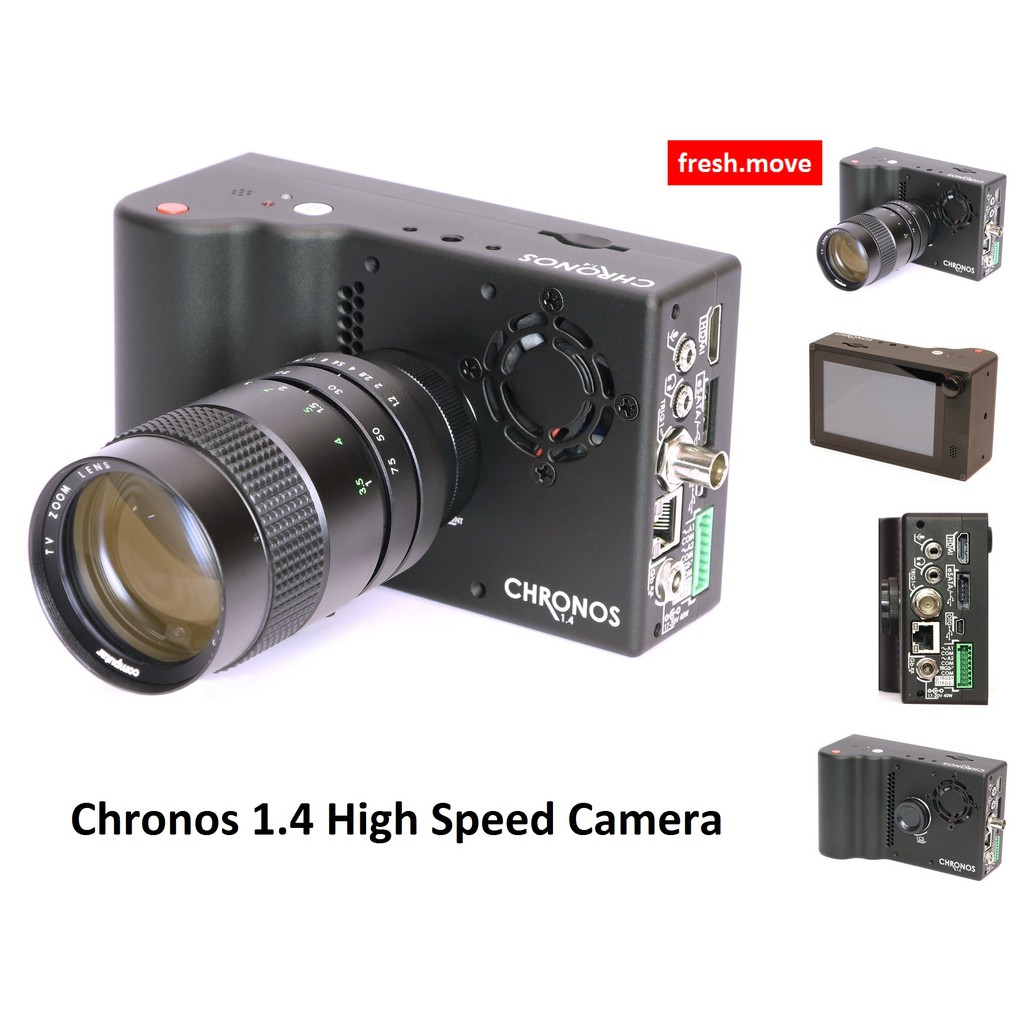 Chronos 1 4 high speed camera 32gb color computar 12 5 75mm f 1 2