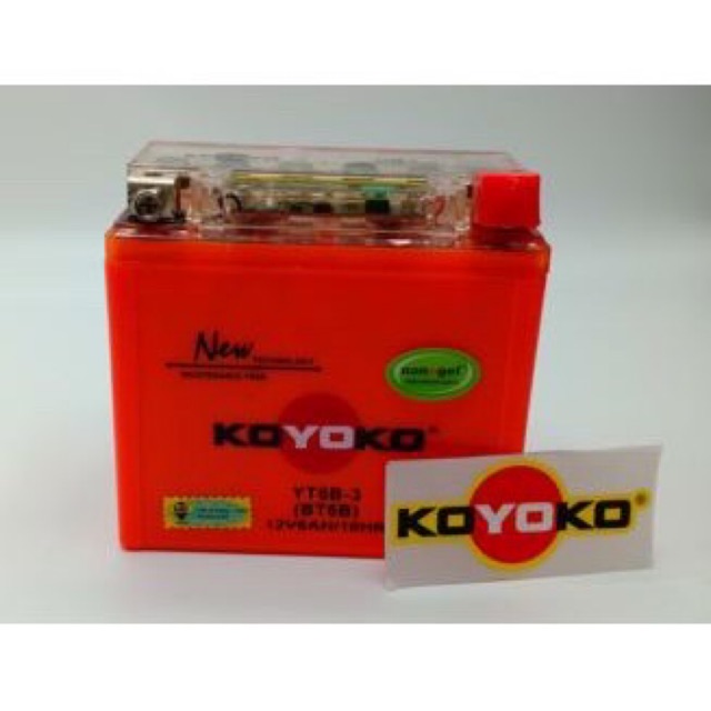 KOYOKO BATTERY u2022 (YT6B-3) Honda RS150/CBR150