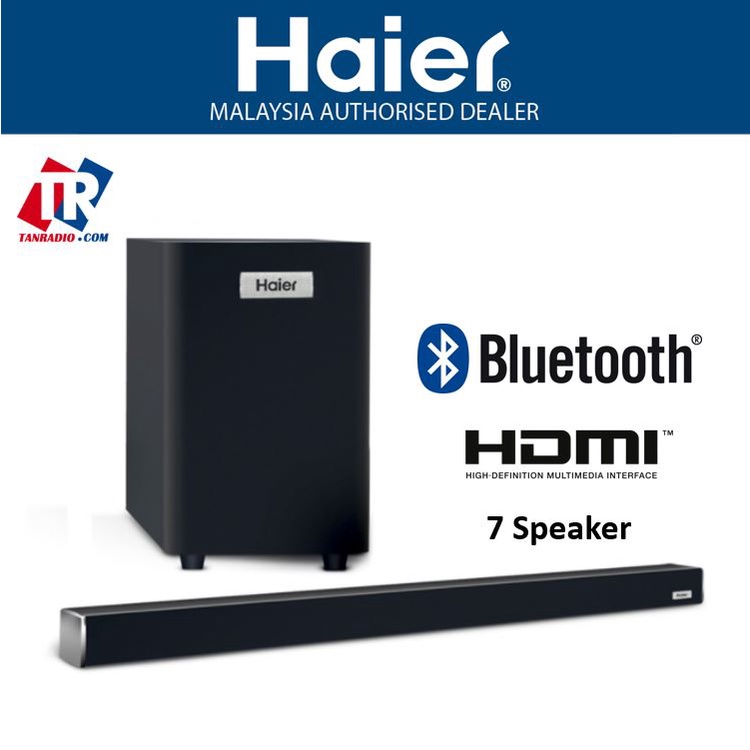 Haier Powerful Soundbar with 7 Speaker Bluetooth (120W) HSD3A040B ...